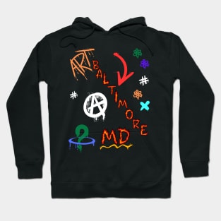 FIRE ART BALTIMORE MD DESIGN Hoodie